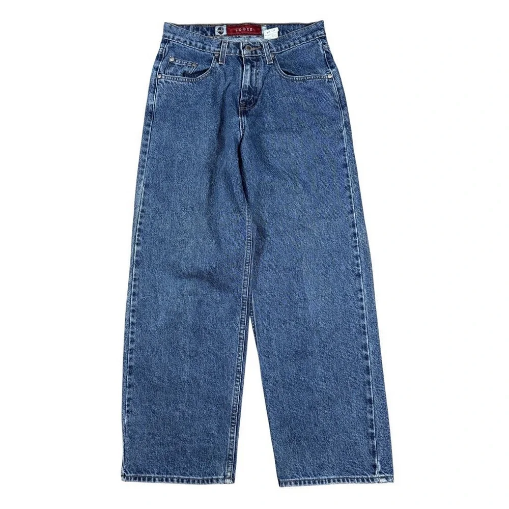 VTG 1997 Levis Silvertab 28x28 Loose Baggy Wide Leg Student Fit Skater Y2K Men's
